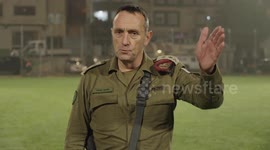 Israel: LTG Herzi Halevi arrives at the soccer field in Majdal Shams