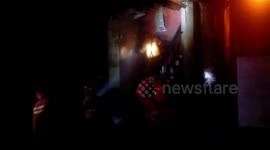 Tourists escape massive fire that ripped through hotel in Bali