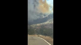 Forest fire ravages Havilah, California after igniting in Kern River canyon