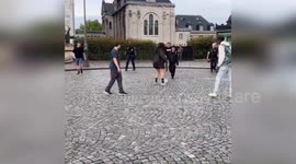 France: Police Foster Community Spirit Through Football at Montmartre