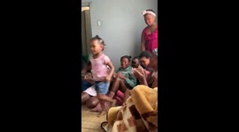 My youngest doing Zulu dancing on my cousins ceremony called 'ukulandwa komkhonto'