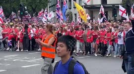 Thousands rally in central London to ‘Unite for the Kingdom’
