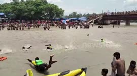 Heroic! SDRF saves 56 pilgrims from drowning in northern India