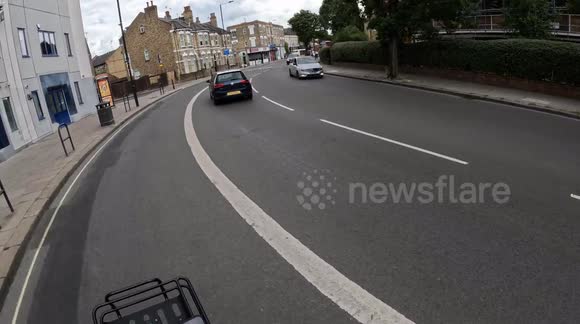 Boxer caught using phone whilst driving by cyclist vigilante in London