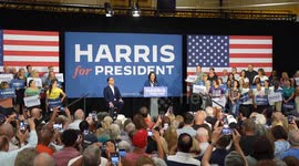 USA: Gretchen Whitmer, Governor of Michigan speaks during rally in support of Harris for President