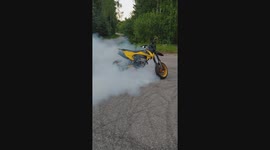 Motorbike smoke incident in Luhanka, Finland