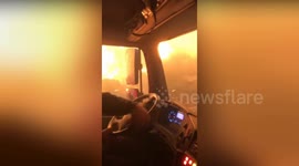 Croatia: Firefighters battle 12km blaze that has engulfed woodland, cars and homes in Tucepi