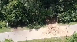 Twin blasts rock town in southern Thailand injuring one villager