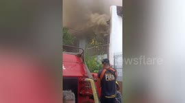 Boy, 10, killed after being trapped in burning house in Manila