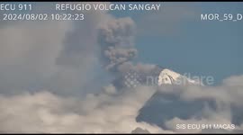 Ecuador: Volcano Sangay in Ecuador Erupts, Prompting Continuous Monitoring