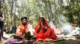 devotees were worshipping 