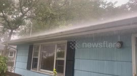 Severe Thunderstorm in Middlesex NJ, USA