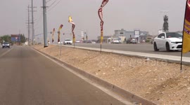 USA: Hit by Rainstorm in Apple Valley