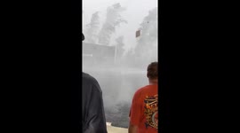 Storm brings strong winds to Granby, Connecticut