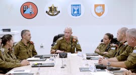 Israel: the Commanding Officer of the Home Front Command, MG Rafi Milo, held a command meeting