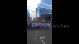 UK: 1000s out at protest in Manchester