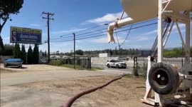 USA: Commercial Structure Fire in Yucaipa