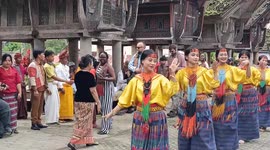 Participants of the 2024 International Conference on Local Knowledge, Practices and Innovations of Indigenous Peoples from the United States, Nepal, Kenya, the Philippines and Thailand studying in Toraja