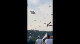 Airplane mayhem at Flite Fest 2024: RC demolition derby thrills crowds in Malvern, Ohio