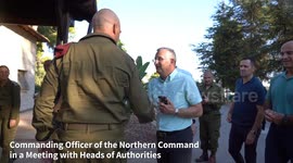 Israel: Our Future Offensive Plans Are Ready and We Are Prepared, says the Commanding Officer of the Northern Command to the Heads of the Authorities in the North