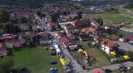 Traditional Serbian music and cuisine on show at Guca trumpet festival