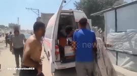 The Palestine Red Crescent Emergency Medical Services crews transported six injured individuals