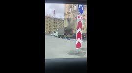 St. Petersburg driver pulls burning generator from truck with bare hands