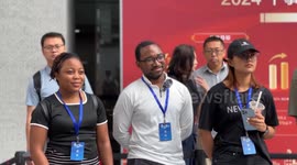 Foreign youths experience China's auto technology in Jilin