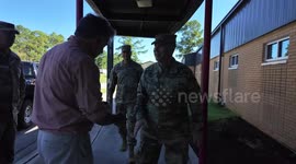 USA: Georgia National Guard senior leaders conduct site visit for Tropical Storm Debby relief efforts
