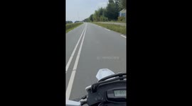 Husqvarna 701 wheelie. 3rd gear 108km/h