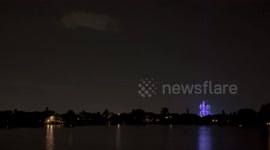 Lightning Storm Over Hollywood Lake