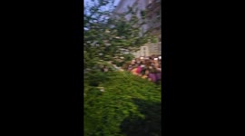 Taylor swift fans in Vienna take to the streets