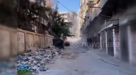 Palestine: Israel Warplanes bombed a house hosting displaced people killing at least two