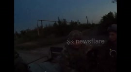 Russian soldier downs Ukrainian FPV drone in mid-motion attack
