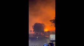 Fire extinguished in Arganda del Rey, Spain
