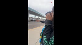 Emotional moment: Little boy runs to hug his dad after 6 months