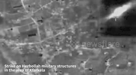 Palestine: The IAF struck Hezbollah military structures in the areas of Kfarkela, Marwahin, and Meiss El Jabal