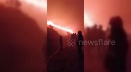 Greece: Evacuations Ordered as Firefighters Battle Blaze Near Athens