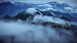 Great Wall enveloped in sea of clouds