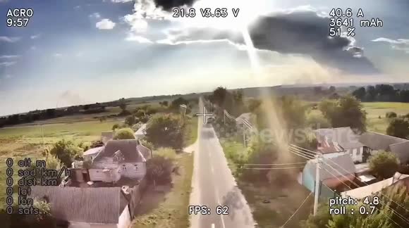 Russian FPV drone 'Vandal' targets Ukrainian soldiers in Kursk, Russia ...