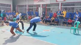 Indonesia inmates show off their skills in traditional games