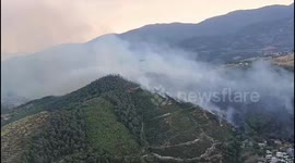 Turkey: Firefighting Efforts Intensify in Manisa to Contain Forest Fire