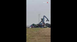 Boardmasters festival site cleanup caught on camera as excavator removes remnants efficiently