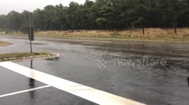 Severe Thunderstorm in Barnstable MA, USA
