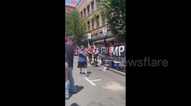 US: Trump Supporters Gather In Asheville, North Carolina For Campaign Rally 3