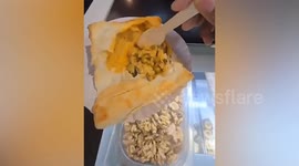 Customer finds worms inside pastry from shop in India