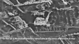 Palestine: The IAF struck Hezbollah military structures in the areas of Maroun El Ras and Ayta ash Shab in southern Lebanon