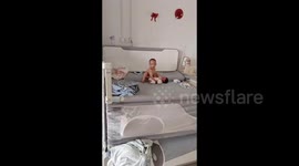 China:  Little Baby Takes Care of the Trouble He caused Himself