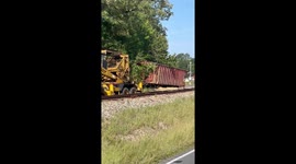 Train derailment causes road closures in Troy, North Carolina