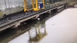 Pensioner, 71, trapped in hydraulic water gate in Russia